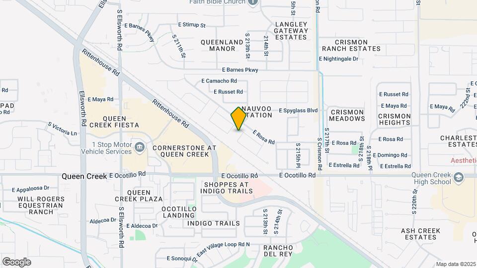 21684 S 213th St Map and Location Details