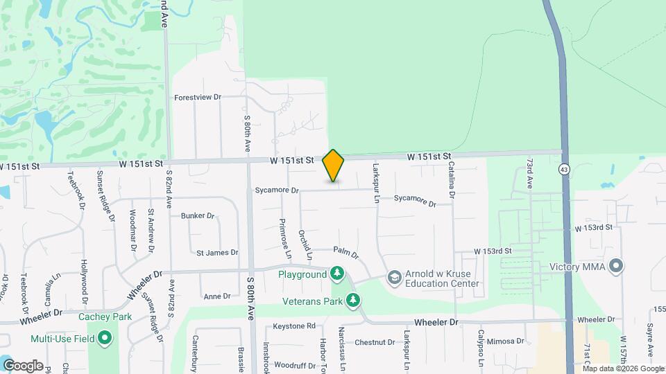 7758 Sycamore Dr Mapa y Detalles de la Ubicación