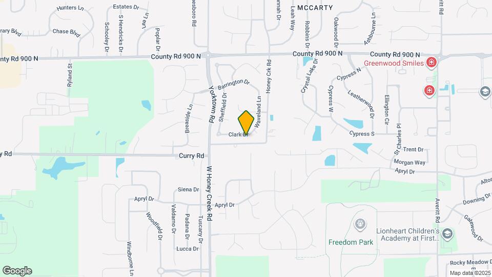 1131 Clark Dr Mapa y Detalles de la Ubicación