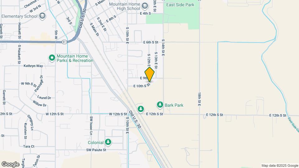 1182 S 10th St E Map and Location Details