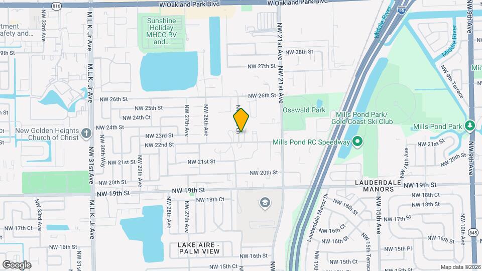 2220 NW 23rd Ln, Unit 1A Mapa y Detalles de la Ubicación