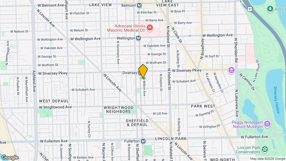 2728 N Wilton Ave Map and Location Details