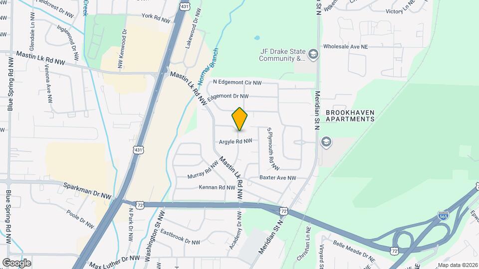 3202 Normandale Dr NW Map and Location Details