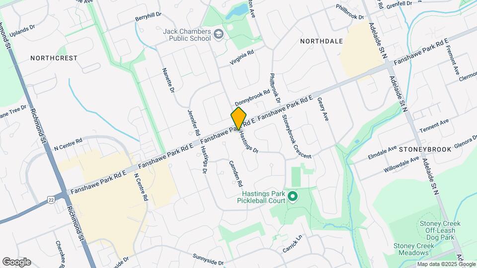 1545 Hastings Dr Map and Location Details
