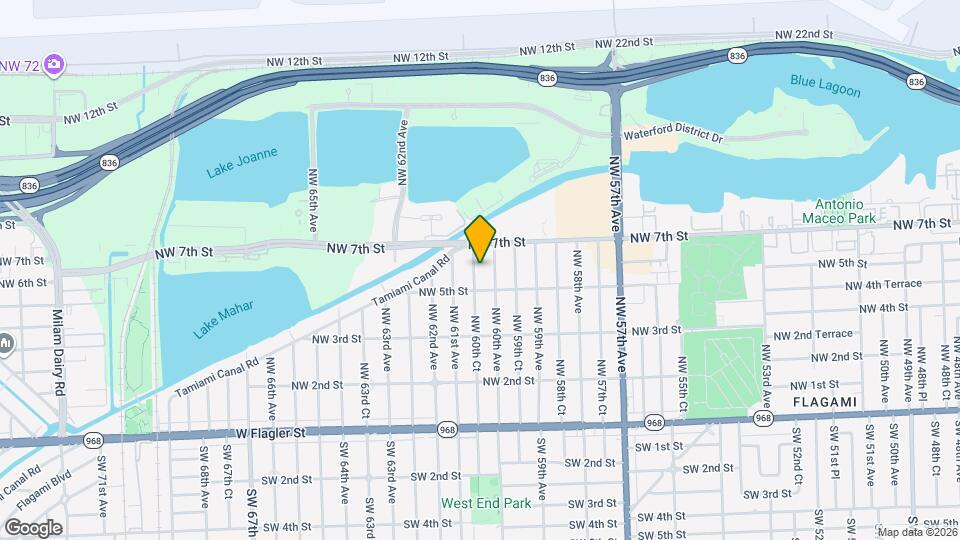 551 NW 60th Ct Map and Location Details