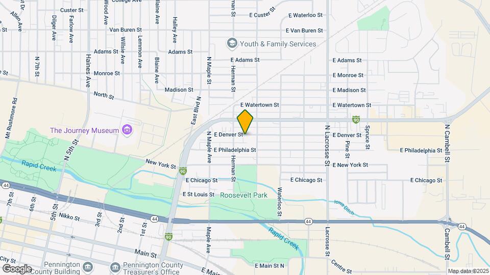 217 E Denver St, Unit 217 Map and Location Details