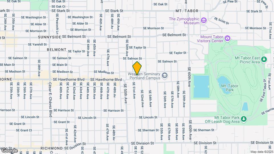 5123 SE Hawthorne Blvd Map and Location Details
