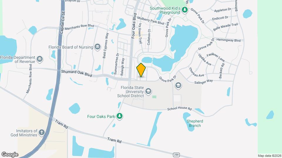 3972 Shumard Oak Blvd Map and Location Details