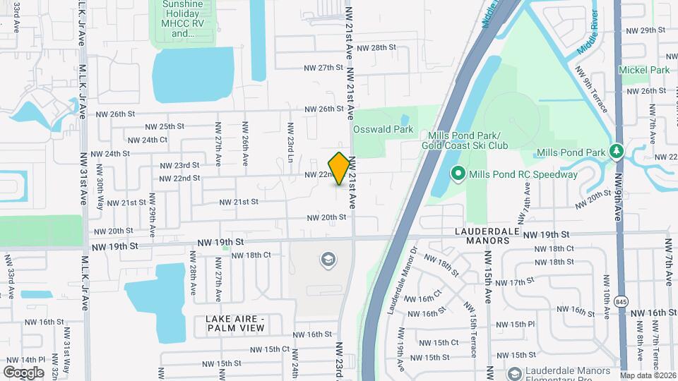 2140 NW 21st Terrace Mapa y Detalles de la Ubicación