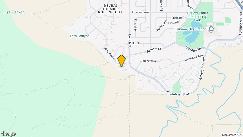 2620 Briarwood Dr Mapa y Detalles de la Ubicación