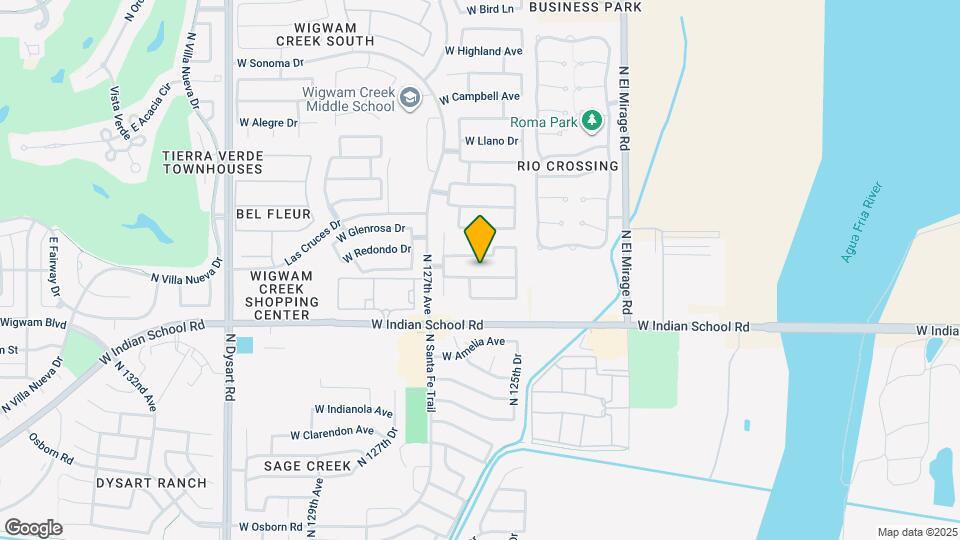 12546 W Honeysuckle St Map and Location Details