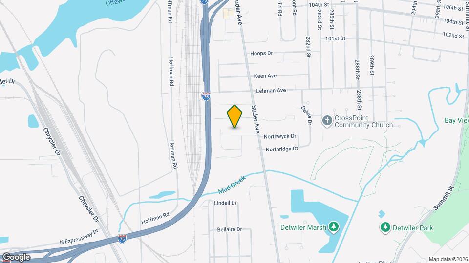 1943 Northwyck Dr Map and Location Details