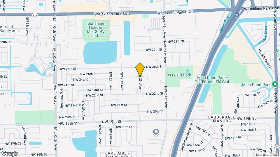 2409 NW 23rd Ln Map and Location Details