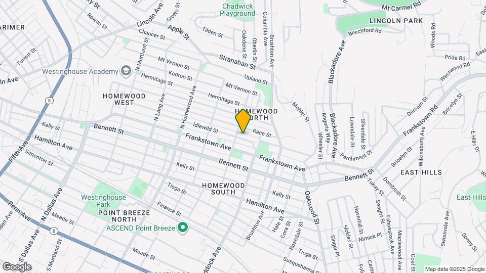 7409 Idlewild St Map and Location Details