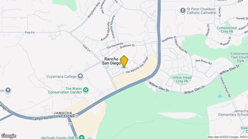 11408 Via Rancho San Diego Map and Location Details