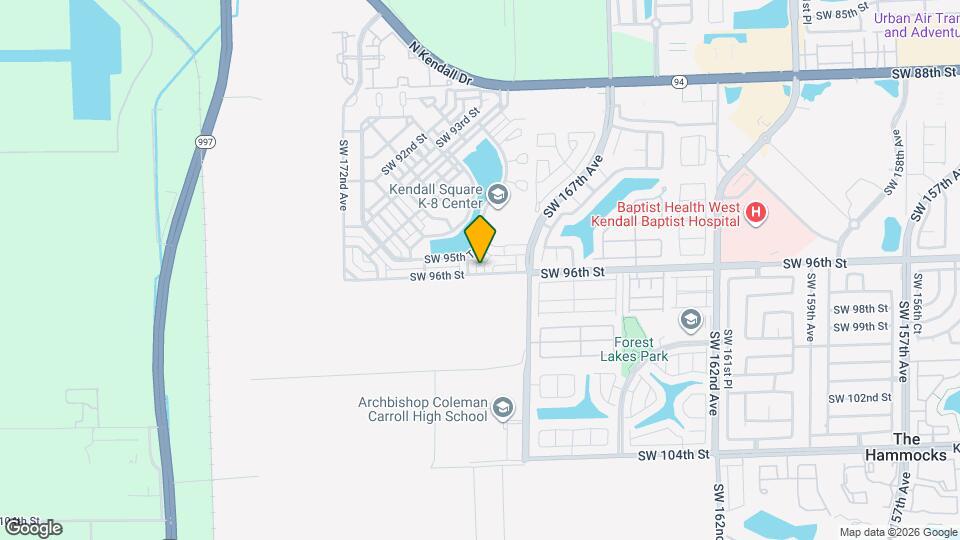 9578 SW 168th Ave Map and Location Details