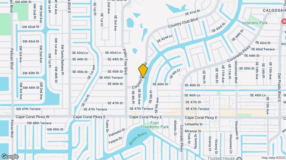 4525 Country Club Blvd Map and Location Details