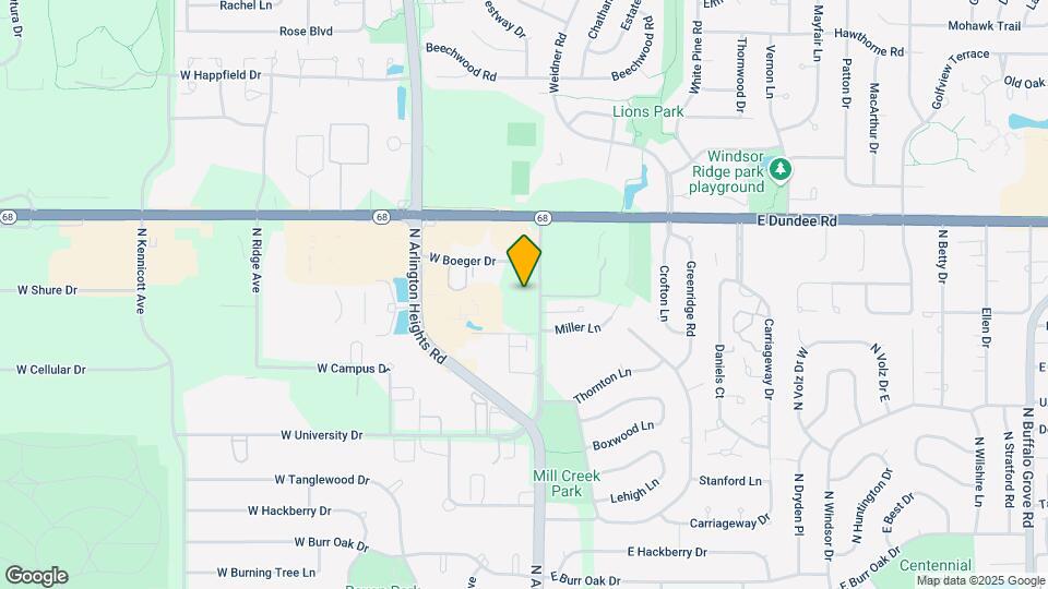 3400 N Old Arlington Heights Rd Mapa y Detalles de la Ubicación