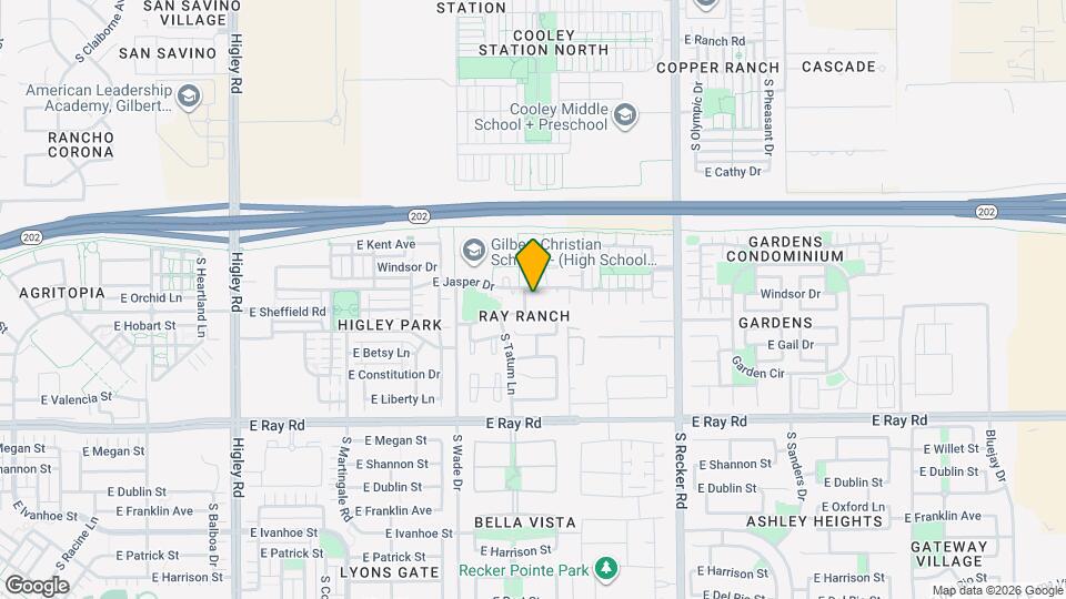 3741 E Jasper Dr Mapa y Detalles de la Ubicación