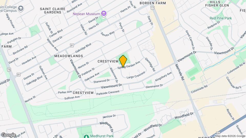 37 Largo Crescent Map and Location Details