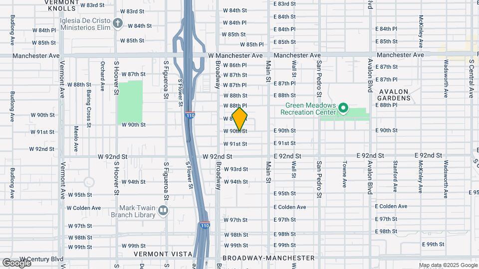 208 W 90th St Map and Location Details