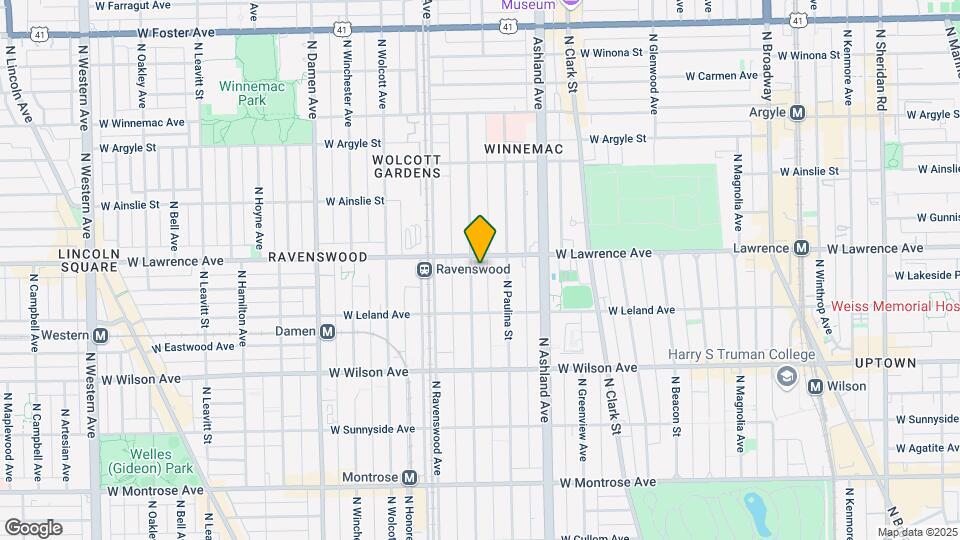 4745 N Hermitage Ave Map and Location Details