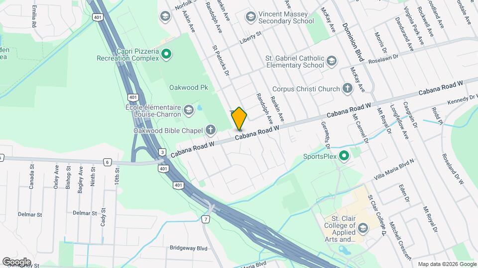 3795 Askin Ave Map and Location Details