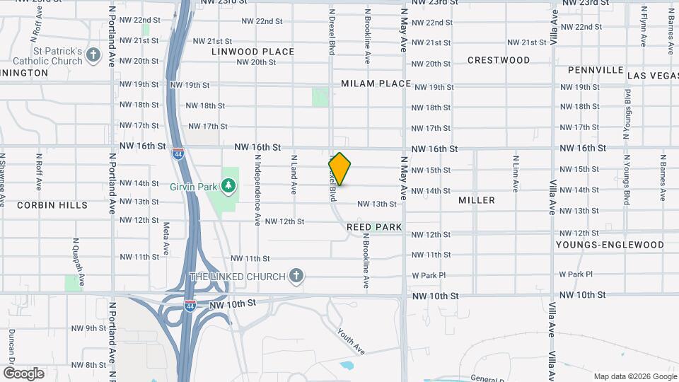 1414 N Drexel Blvd Map and Location Details