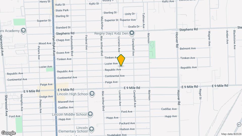11003 Republic Ave Map and Location Details
