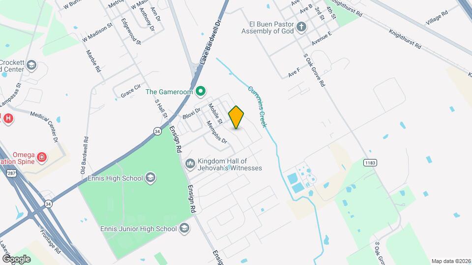 2206 Mobile St Map and Location Details