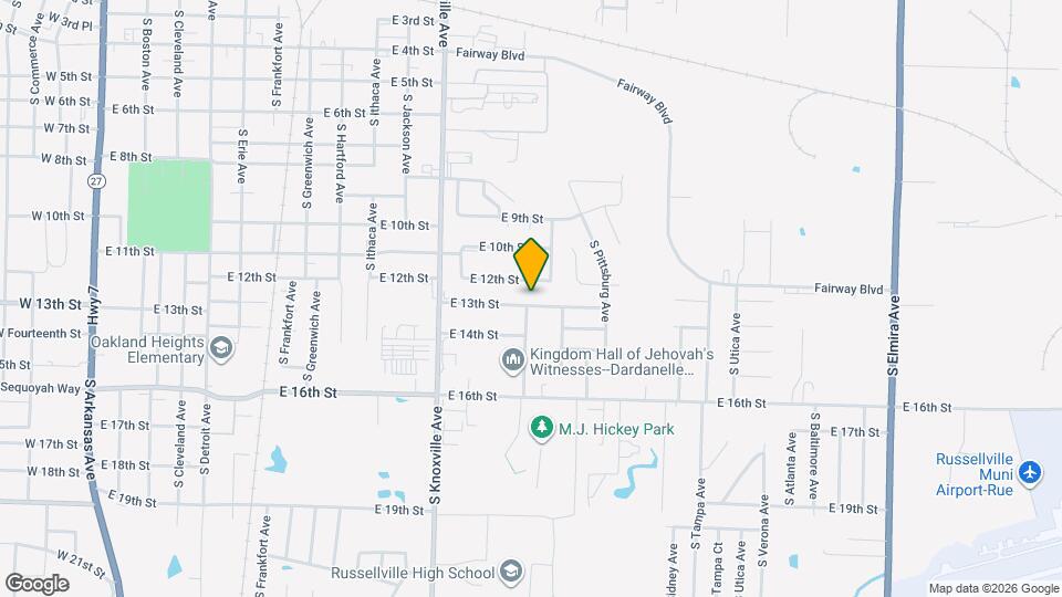 1501 E 13th St Map and Location Details