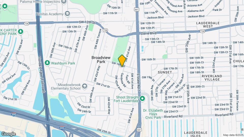 1809-1813 Gardenia Rd Map and Location Details