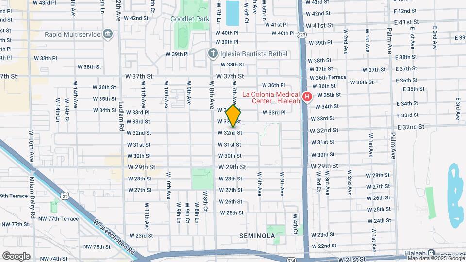 3200 W 7th Ave Map and Location Details