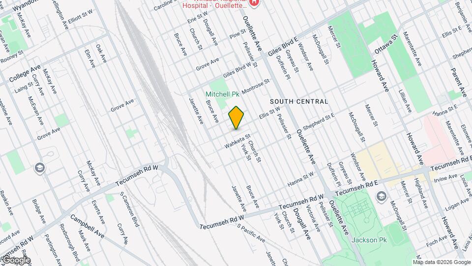 431 Ellis St W Map and Location Details