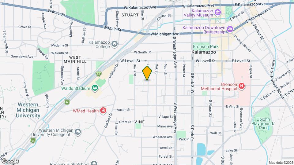 530 Locust St Map and Location Details