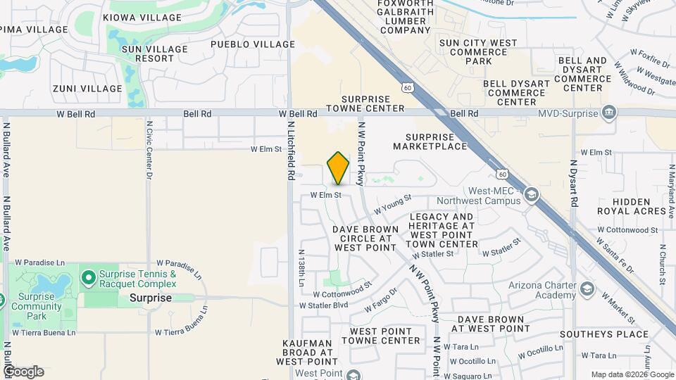 13766 W Elm St Map and Location Details