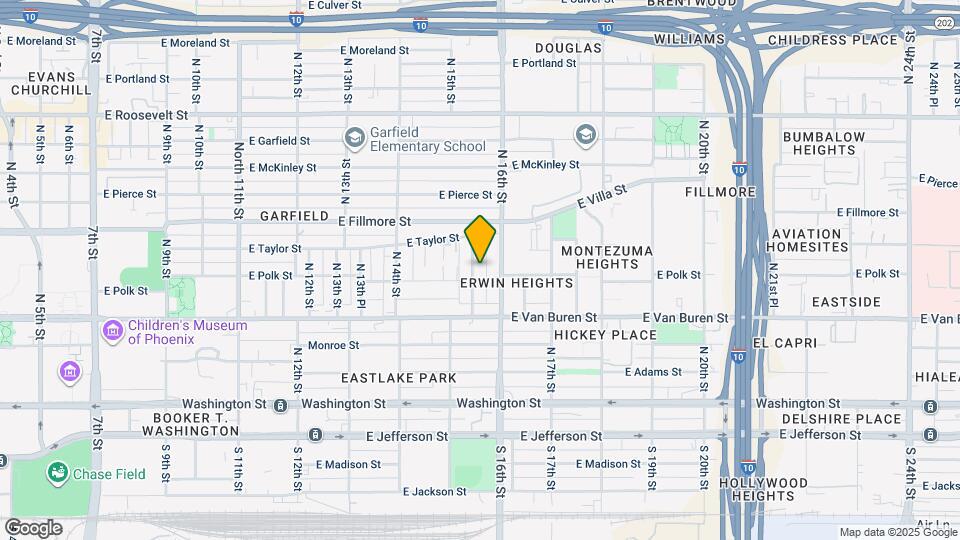 345 N 15th St Map and Location Details