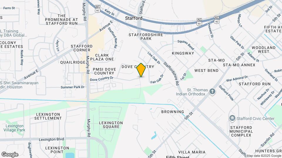 527 Oakdale Dr Map and Location Details