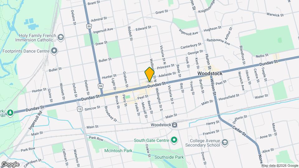519 Dundas St Map and Location Details