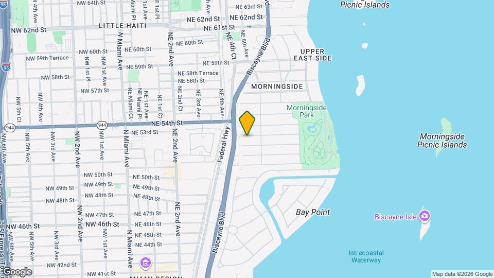 430 NE 52nd Terrace Map and Location Details