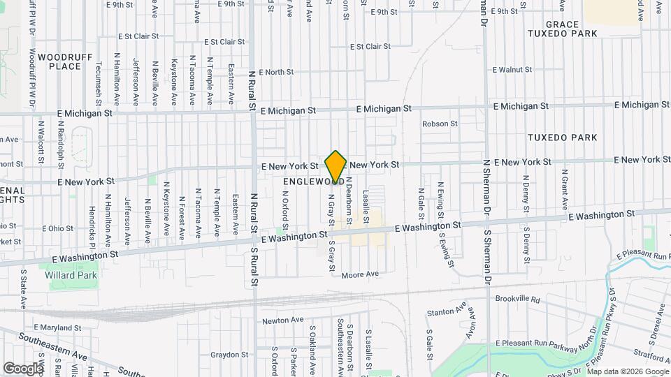 225 N Gray St Map and Location Details