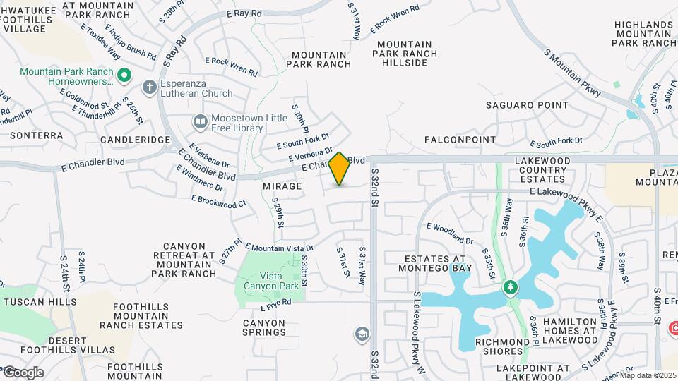 3127 E Amber Ridge Way Map and Location Details