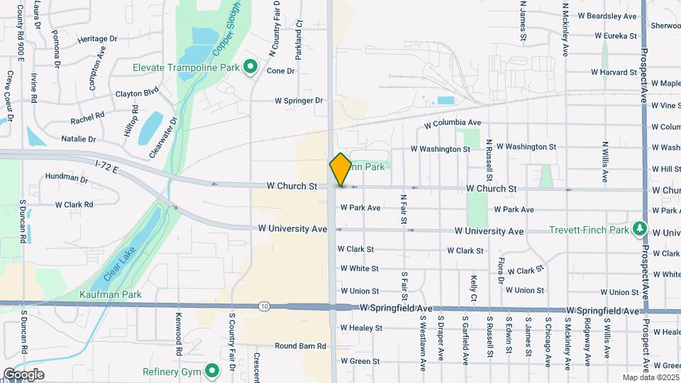 1713 W Church St Map and Location Details