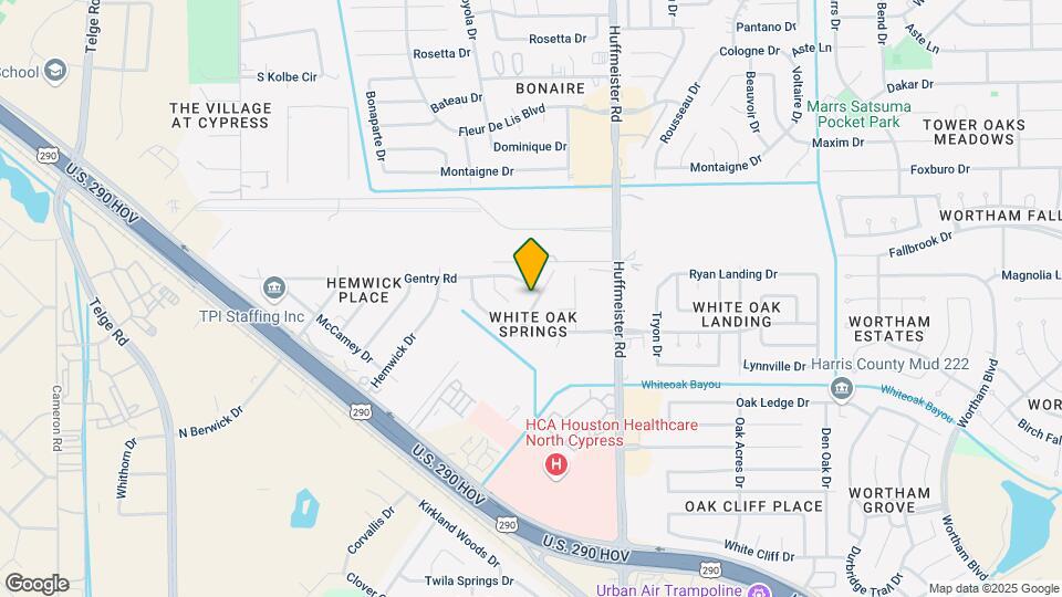 10823 White Oak Trace Dr Map and Location Details