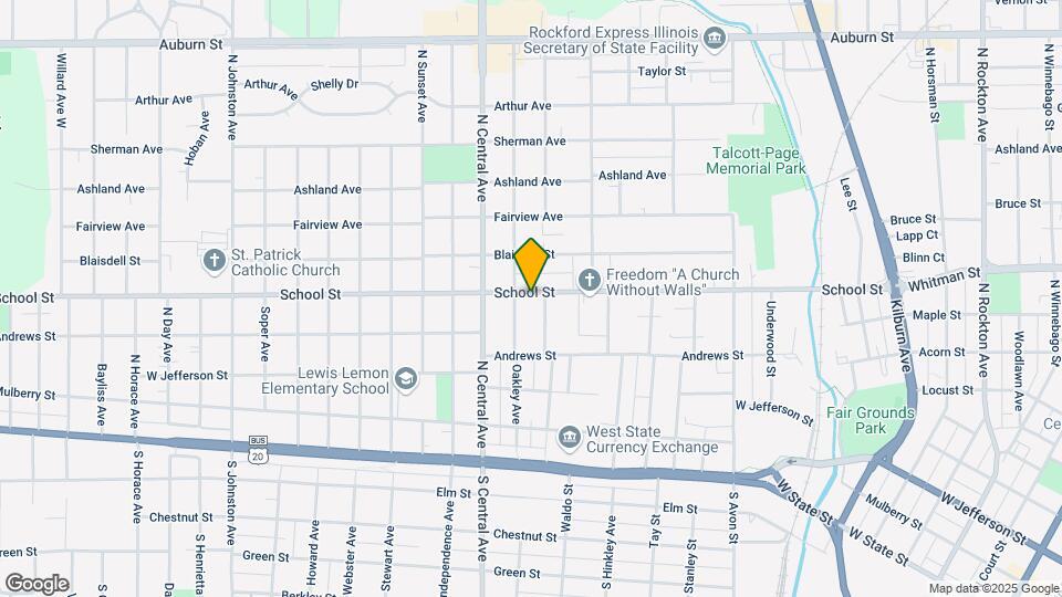 1510 School St, Unit 1st Floor Map and Location Details