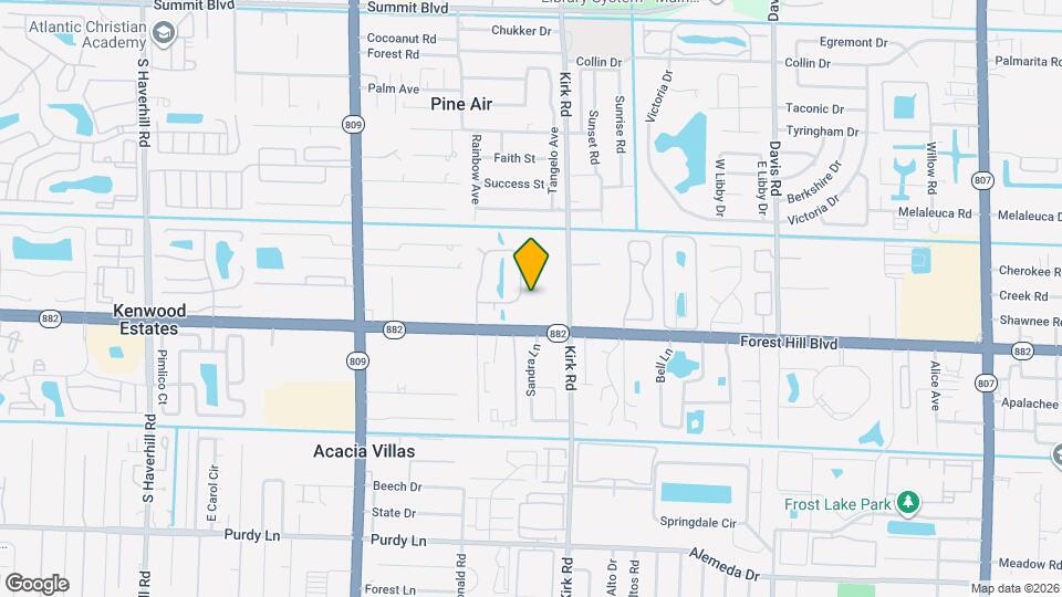 1560 Forest Lakes Cir Map and Location Details