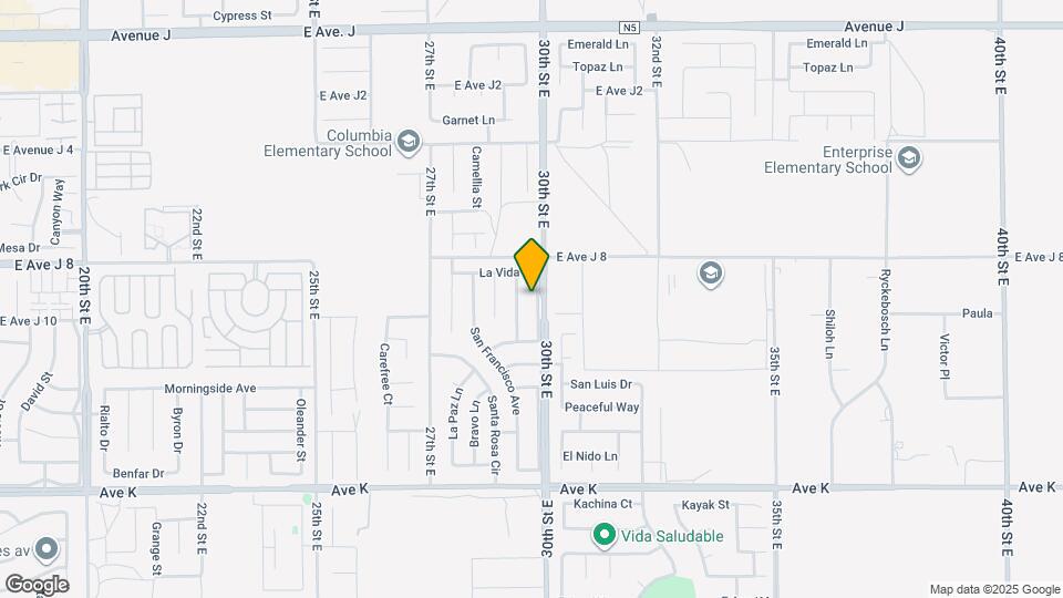 43921 30th St E Map and Location Details