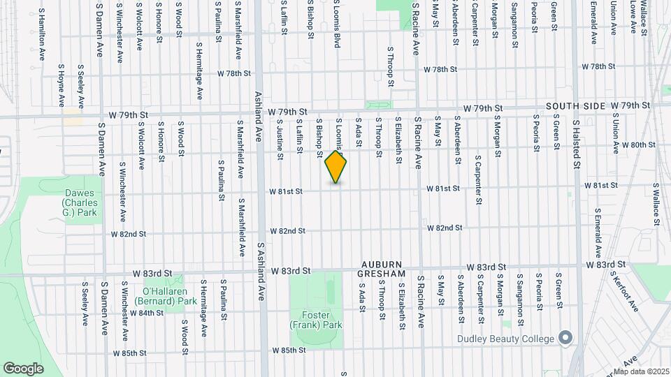 1402-1410 W 81st St Map and Location Details