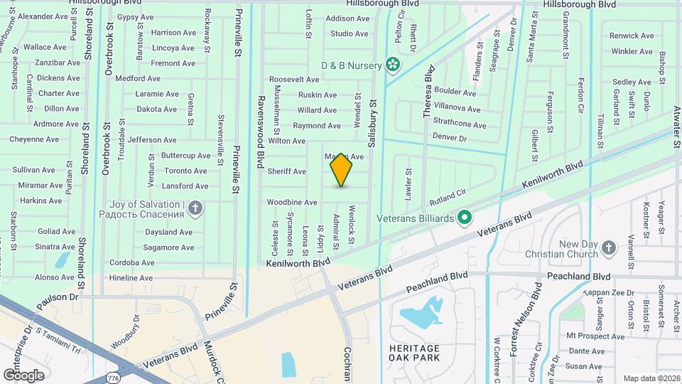 19185 Brandon Ave Map and Location Details