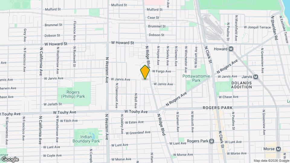7348 N Ridge Blvd Map and Location Details